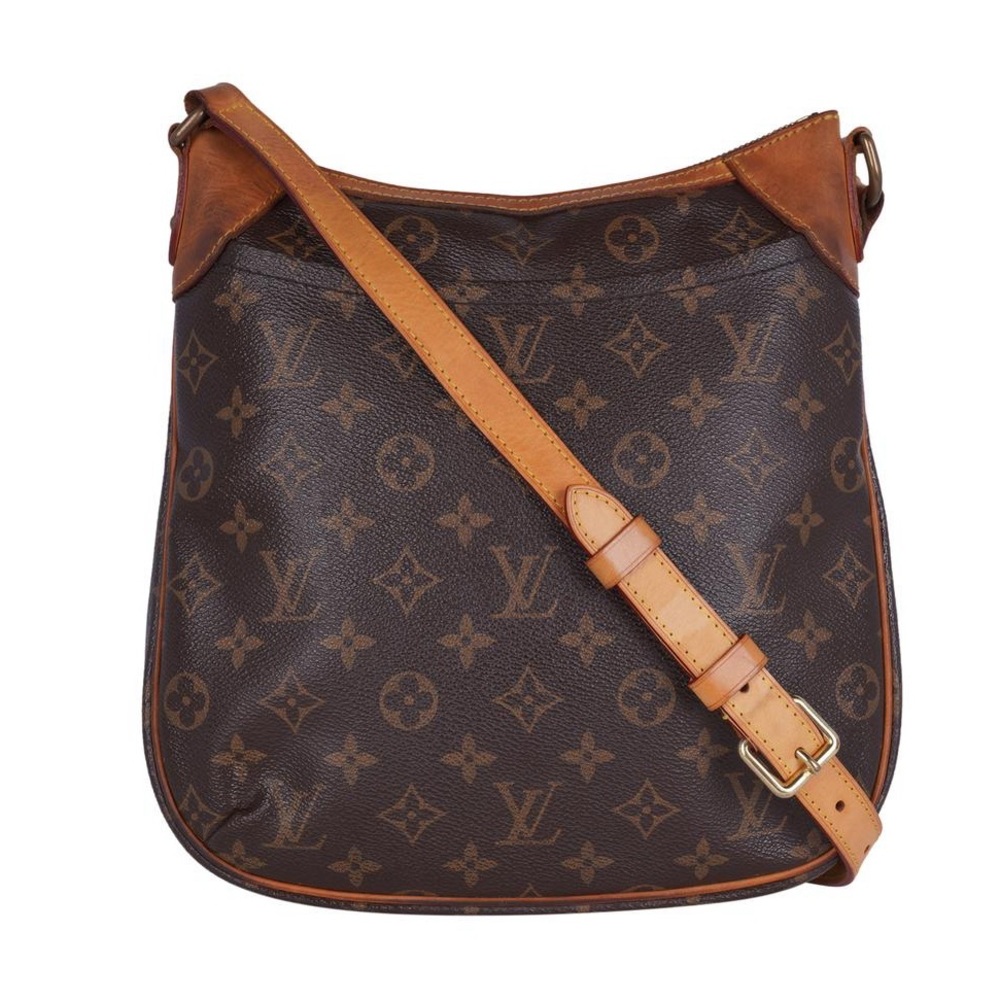 Louis Vuitton Odeon Monogram Long Strap 1053 Brown Canvas Cross Body Bag! - Picture 2 of 11